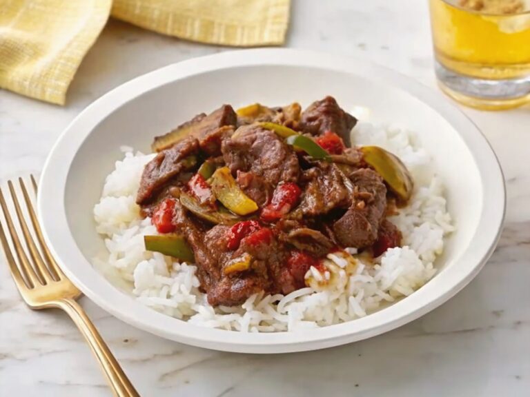 1 Slow Cooker Pepper Steak