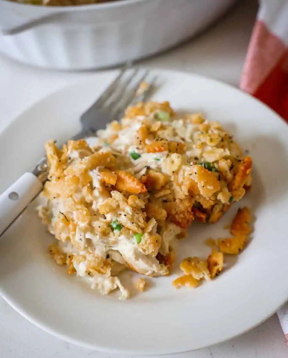 Ritz Cracker Chicken Casserole