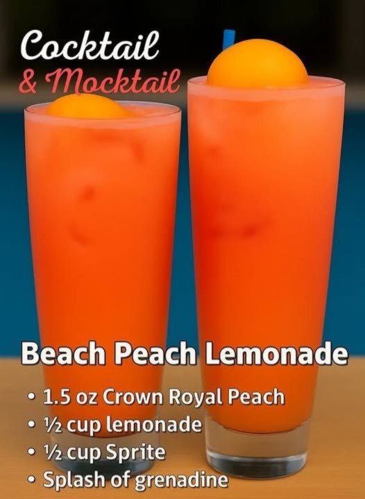 Beach Peach Lemonade