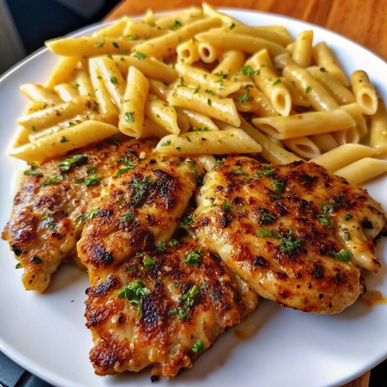 Cheddar Parmesan Garlic Butter Chicken