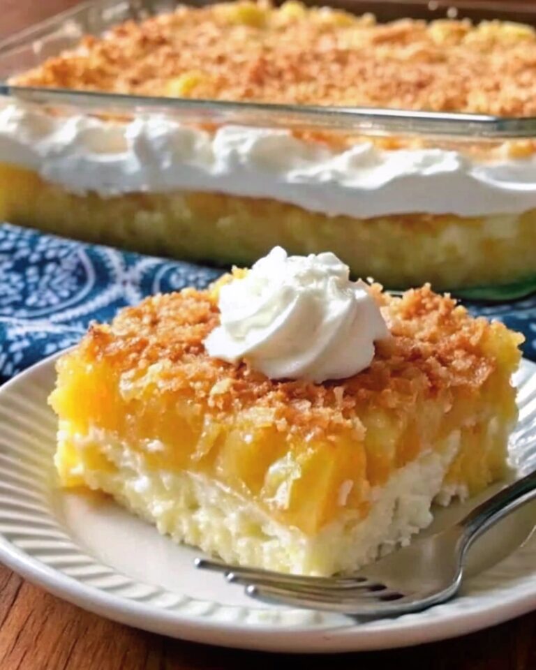 Pineapple Coconut Cream Dessert