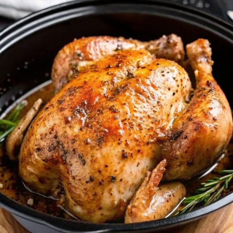 Slow Cooker Whole Chicken