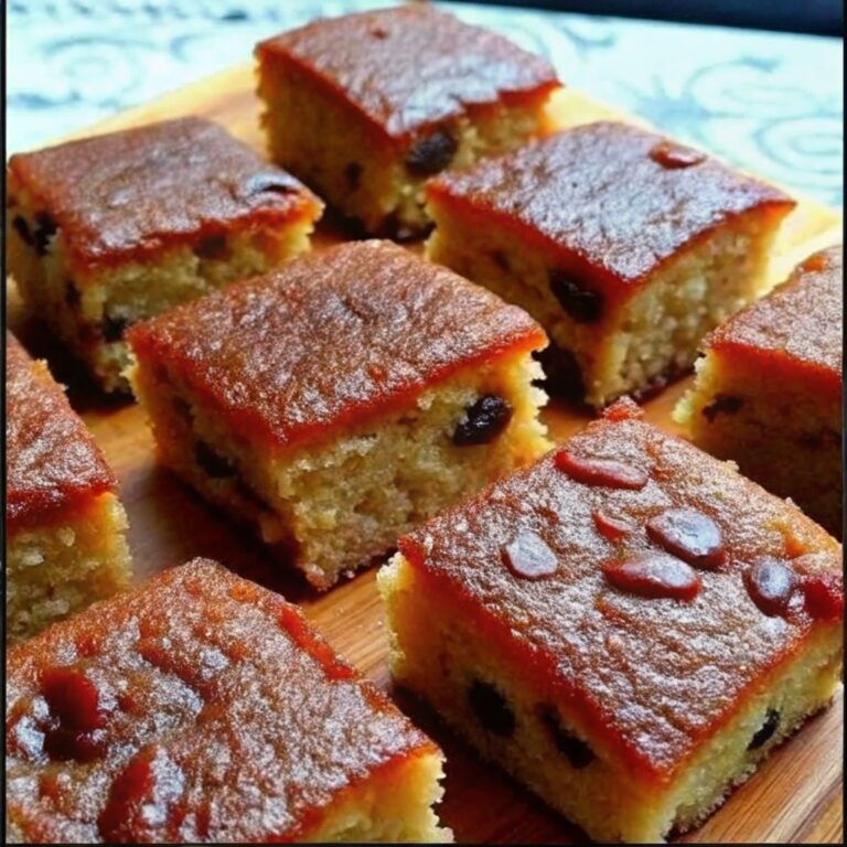Raisin Cake Bars