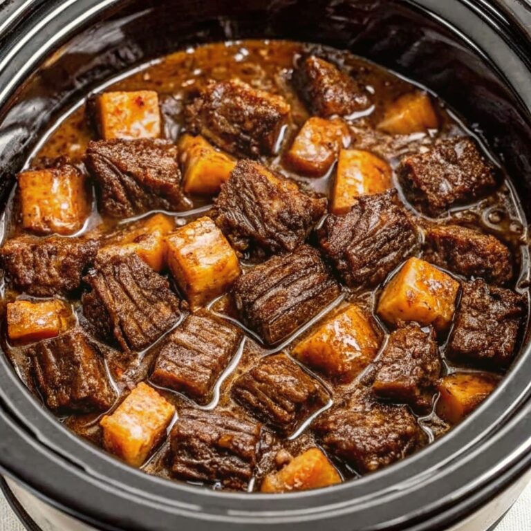 Slow Cooker Beef Tips & Potatoes